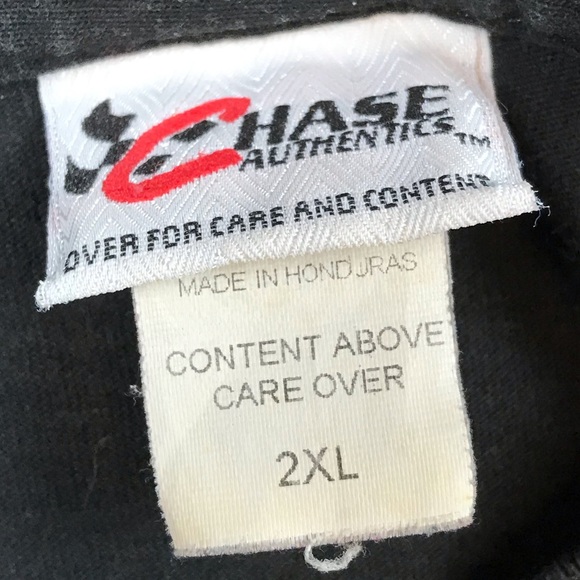 Chase Authentics Legendary Dale Earnhardt The Intimidator Mens Vintage Black Tee - Picture 4 of 9